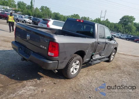 2018 Ram 1500 Express 4X4 6'4 Box from USA, damaged, VIN 1C6RR7FT3JS218244